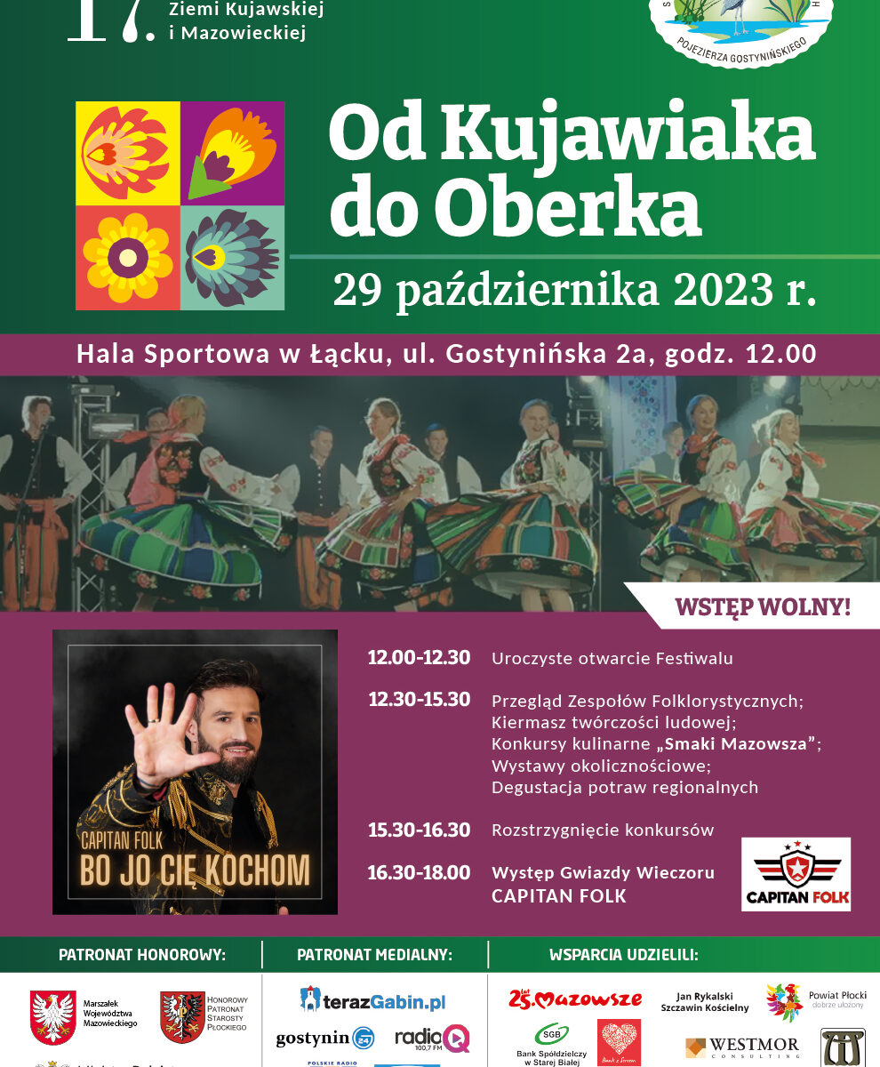 17. Festiwal Folkloru i Kultury Ziemi Kujawskiej "Od Kujawiaka do Oberka"