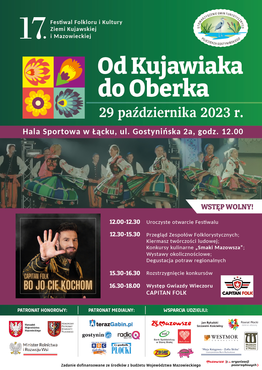 17. Festiwal Folkloru i Kultury Ziemi Kujawskiej "Od Kujawiaka do Oberka"